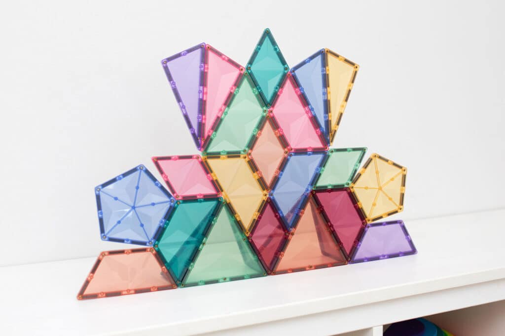 Connetix Tiles - 48 Piece Pastel Shape Expansion Pack by Connetix - Learning Bugs UK
