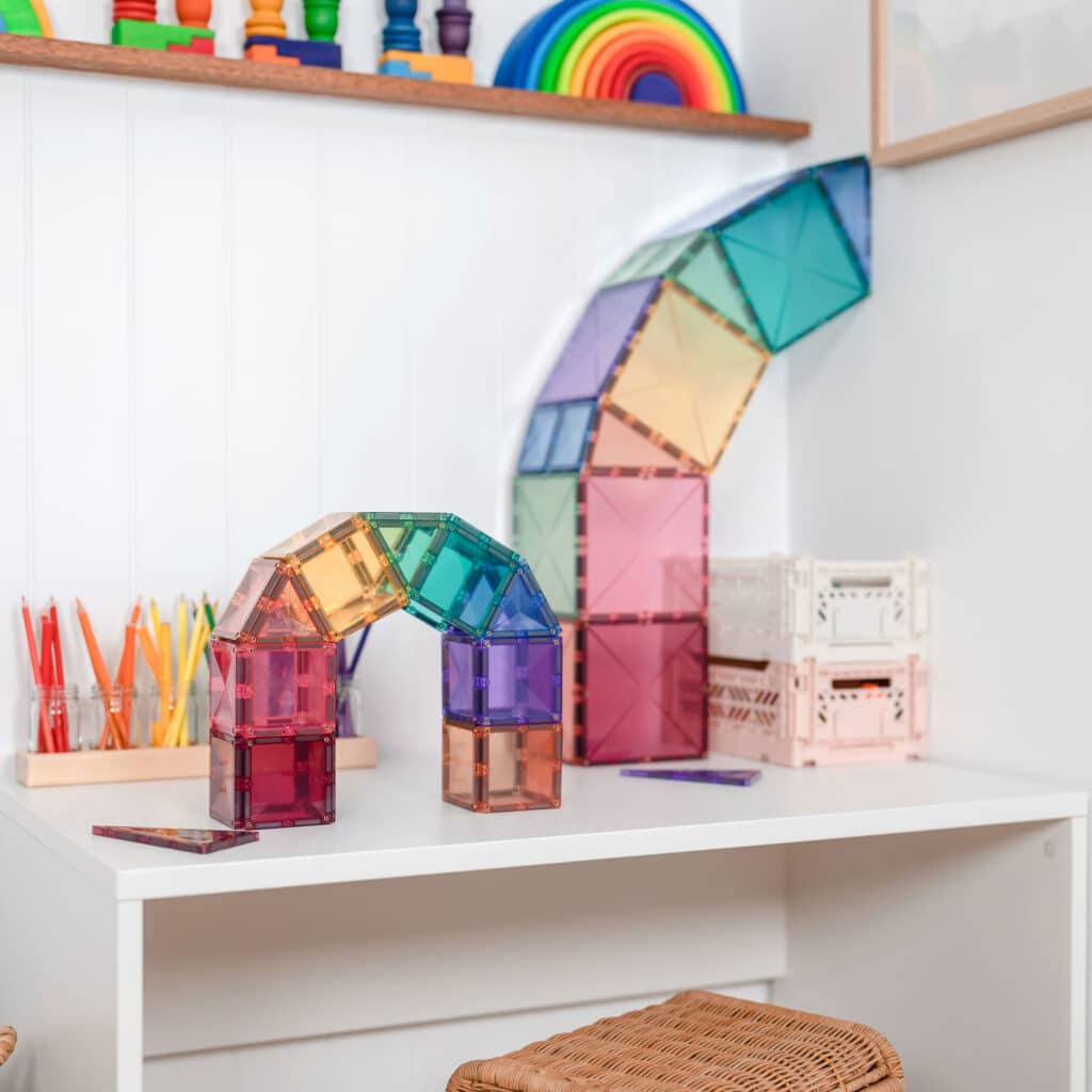 Connetix Tiles - 64 Piece Pastel Starter Pack by Connetix - Learning Bugs UK