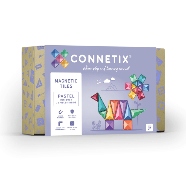 Connetix Tiles - 32 Piece Pastel Mini Pack