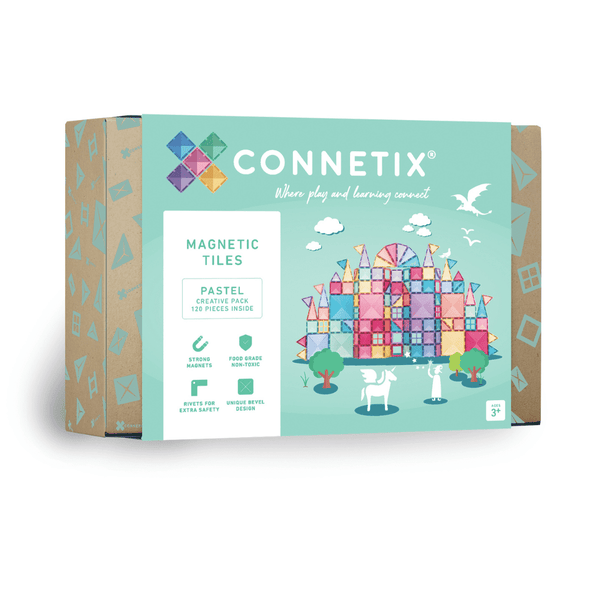 Connetix Tiles - 120 Piece Pastel Creative Pack
