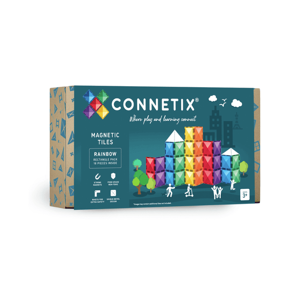 Connetix Rainbow Rectangle Pack (18 pc)