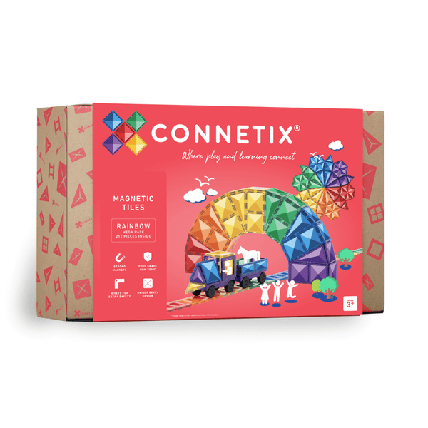 Connetix Tiles 212 Mega Pack with the new Triangle Design