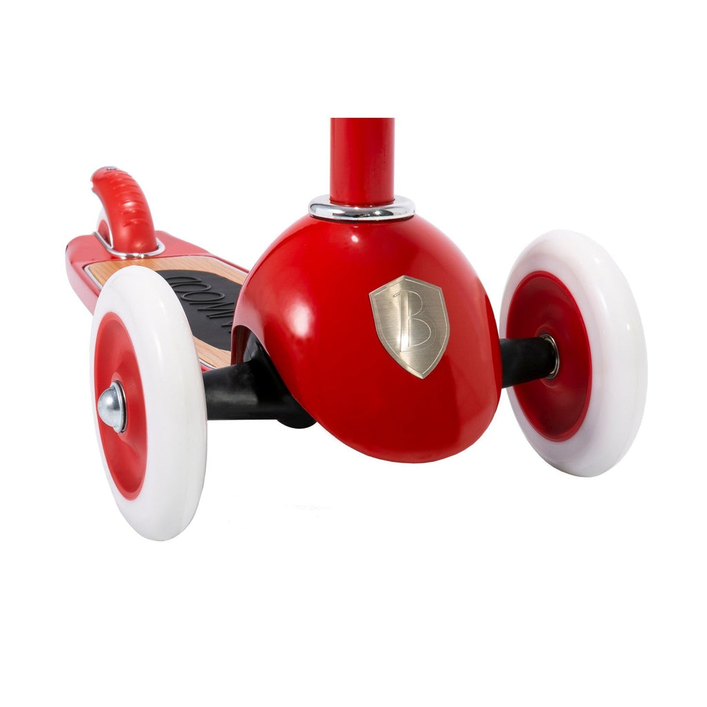 Banwood Scooter – Stylish 3-Wheel Kids Scooter (Red)