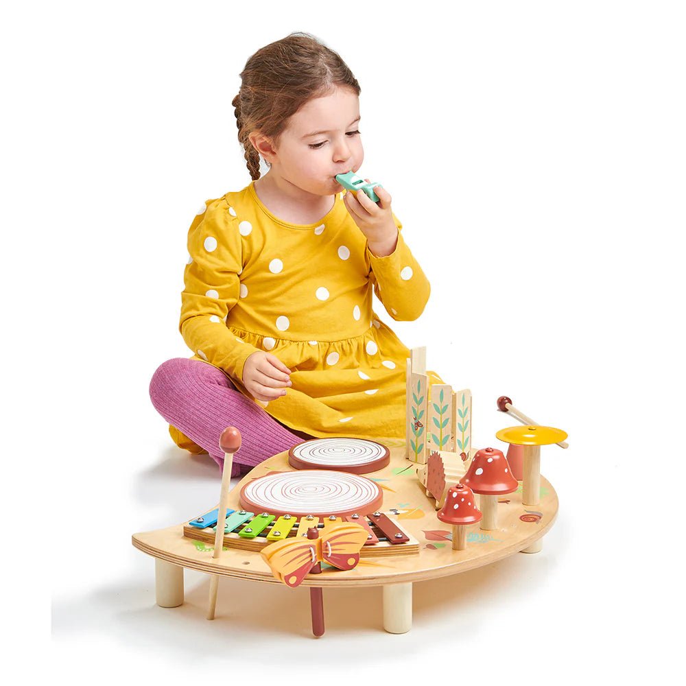 Buy Tender Leaf Musical Activity Table – Interactive Wooden Learning Toy | for kids by Learning Bugs UK