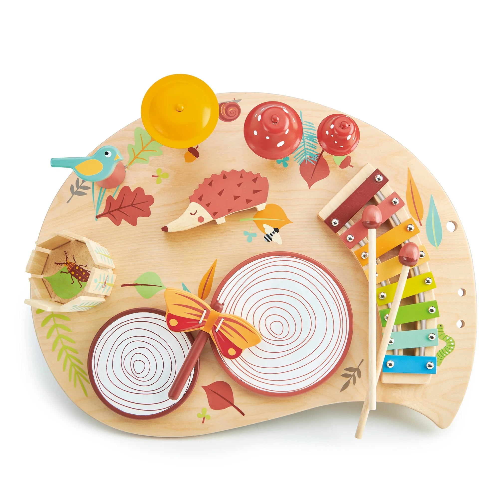 Buy Tender Leaf Musical Activity Table – Interactive Wooden Learning Toy | for kids by Learning Bugs UK
