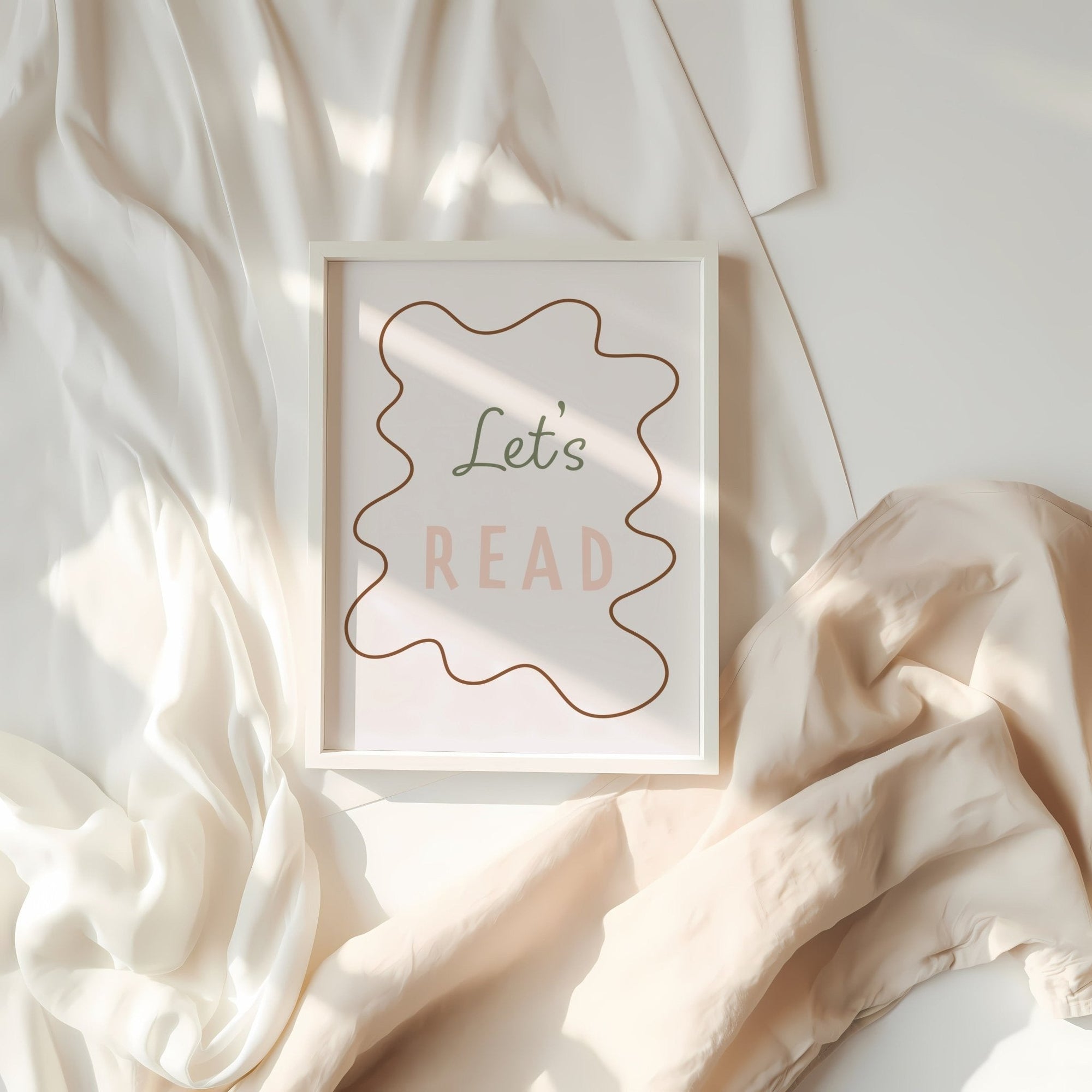 Let's Read - Wavy Edition - Fine Art Print