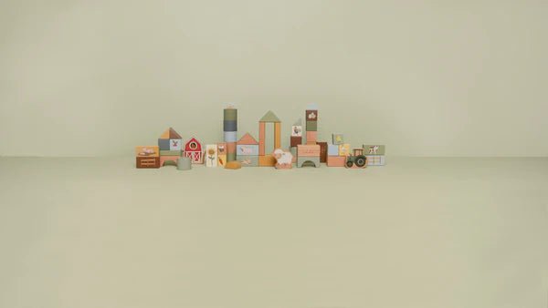 Buy Little Dutch Building Blocks - Little Farm | for kids by Learning Bugs UK