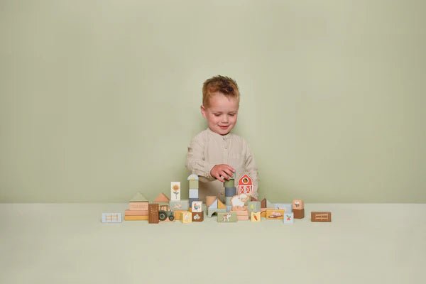 Buy Little Dutch Building Blocks - Little Farm | for kids by Learning Bugs UK
