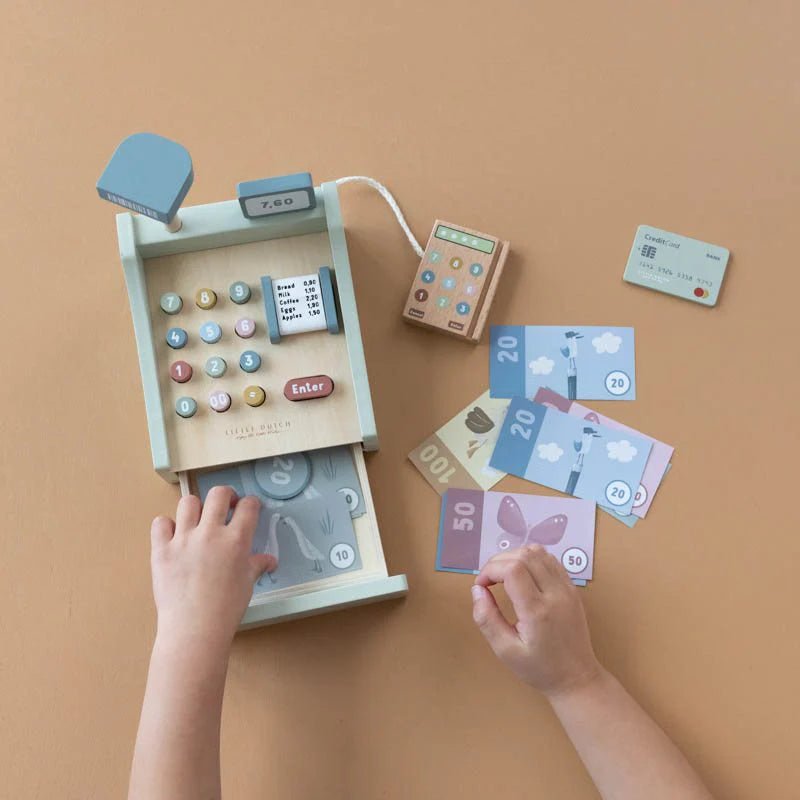 Buy Little Dutch Cash Register | for kids by Learning Bugs UK