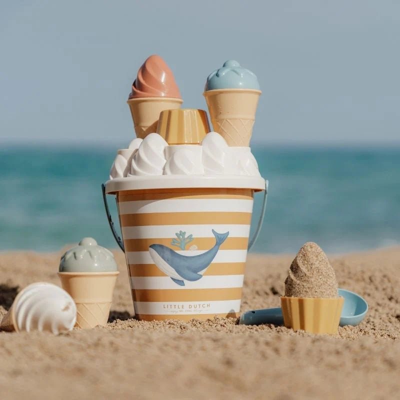 Buy Little Dutch Ice Cream Bucket Set – Ocean Dreams Blue | for kids by Learning Bugs UK