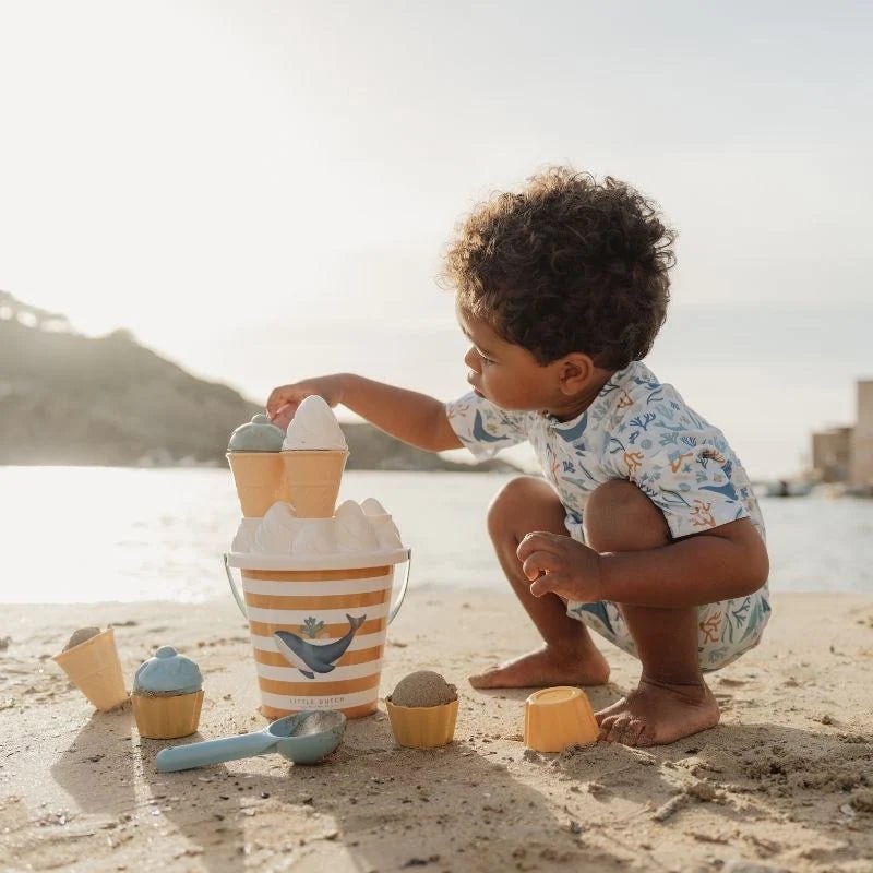 Buy Little Dutch Ice Cream Bucket Set – Ocean Dreams Blue | for kids by Learning Bugs UK