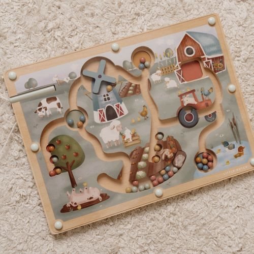 Buy Little Dutch Magnetic Maze - Little Farm | for kids by Learning Bugs UK