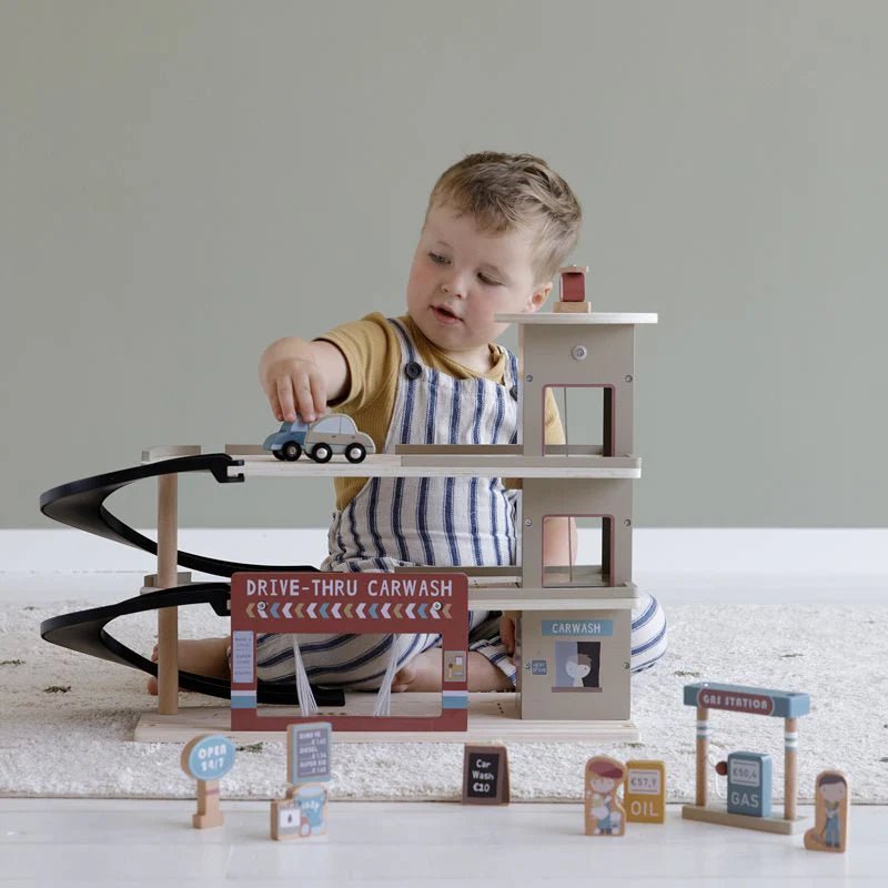Buy Little Dutch Railway Extension - Garage | for kids by Learning Bugs UK