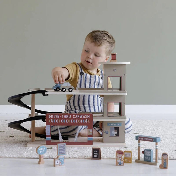 Buy Little Dutch Railway Extension - Garage | for kids by Learning Bugs UK