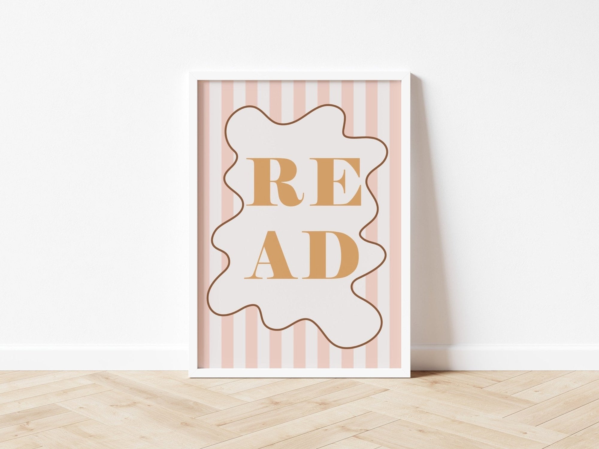 READ - Stripy Edition - Fine Art Print