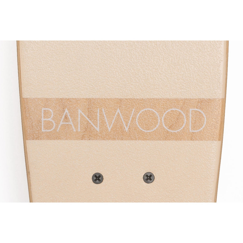 Banwood Skateboard – Kids Maple Deck Skateboard (Cream)