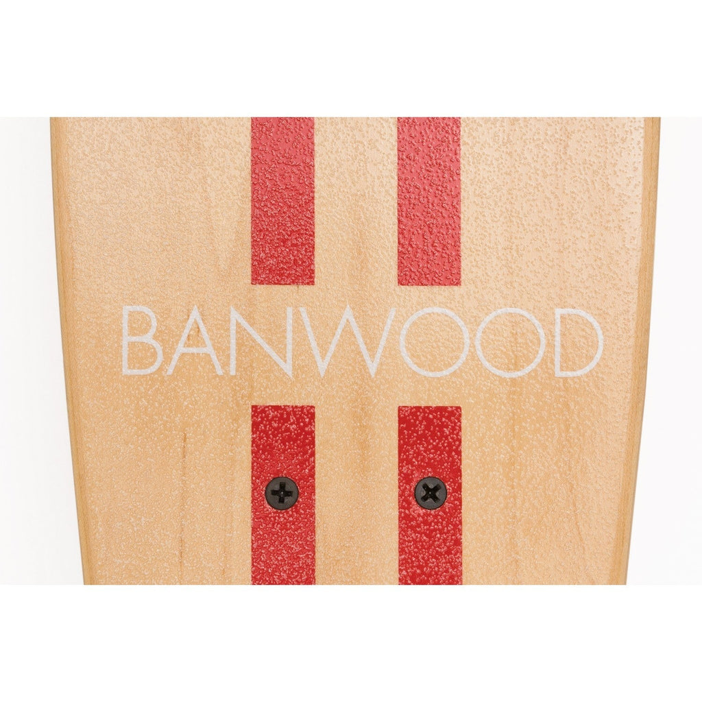 Banwood Skateboard – Kids Maple Deck Skateboard (Red)