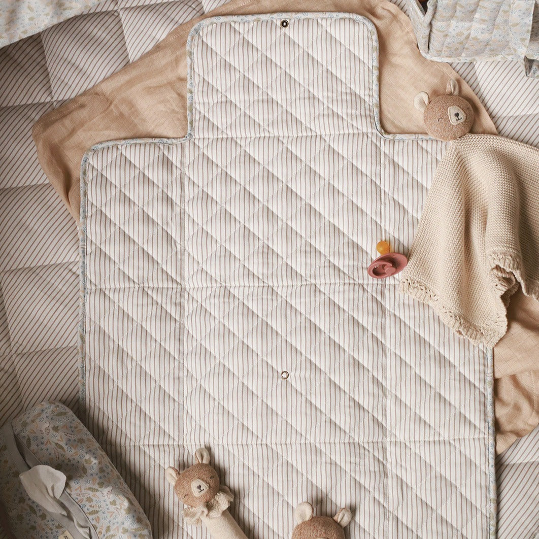 Cotton Travel Baby Changing Mat - Nature Trail