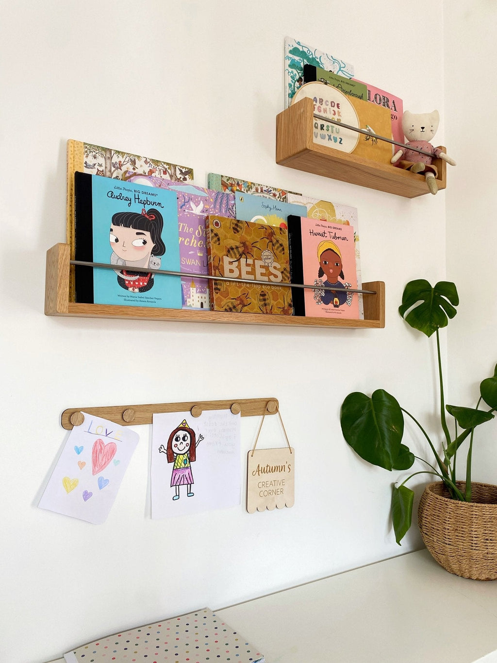 The Art Display Bar - Straight - Oak