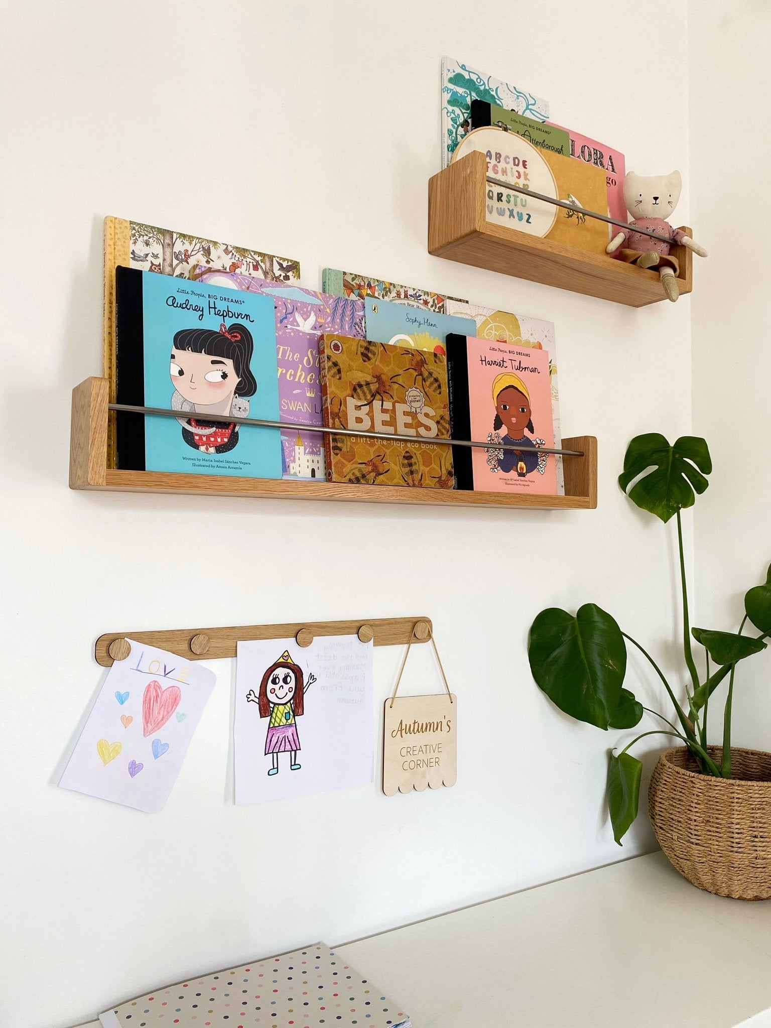The Art Display Bar - Straight - Oak