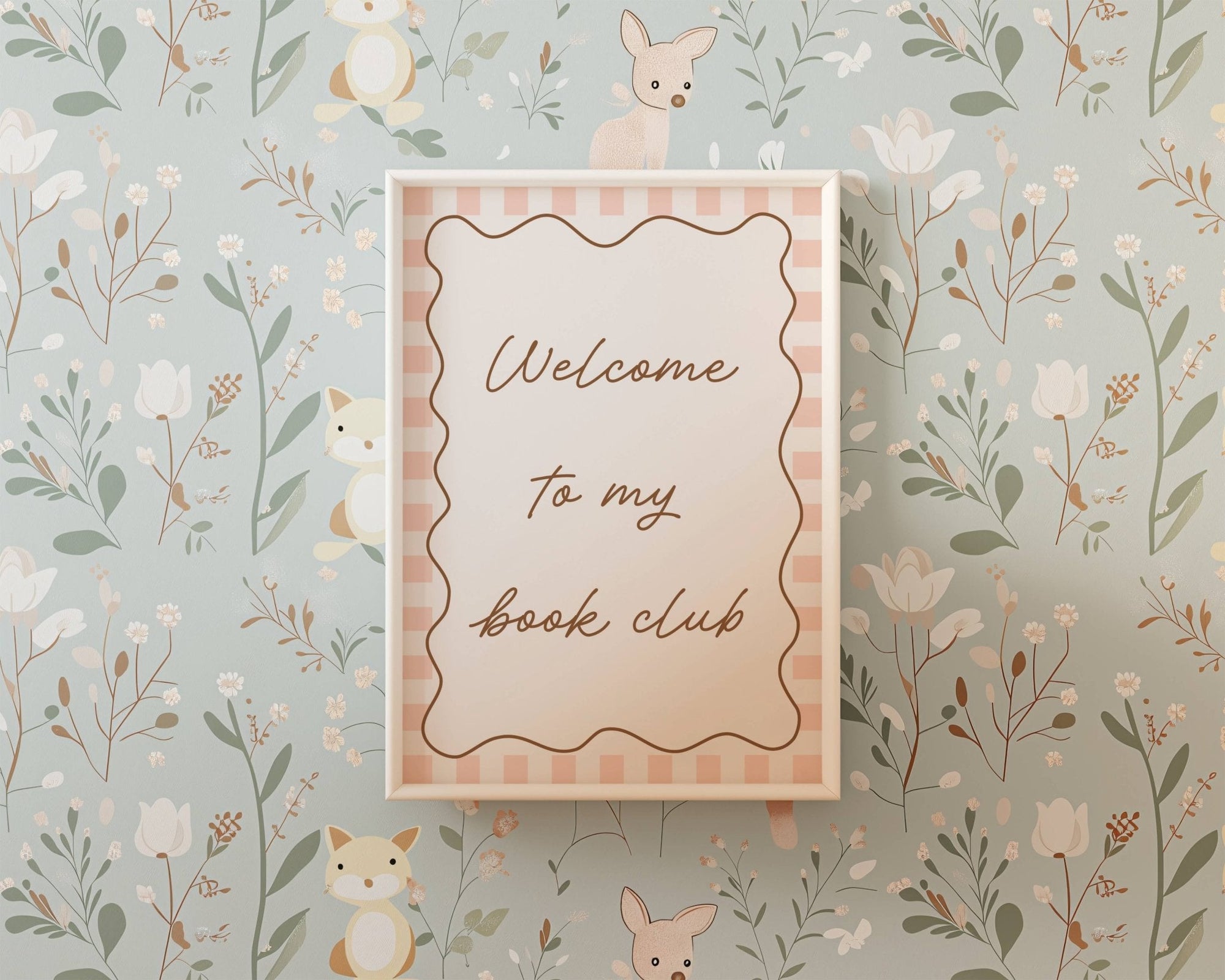 Welcome to My Book Club - Checkerboard Edition