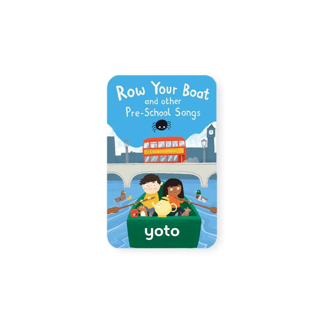 Yoto Card - Row Your Boat and Other Pre-School Songs