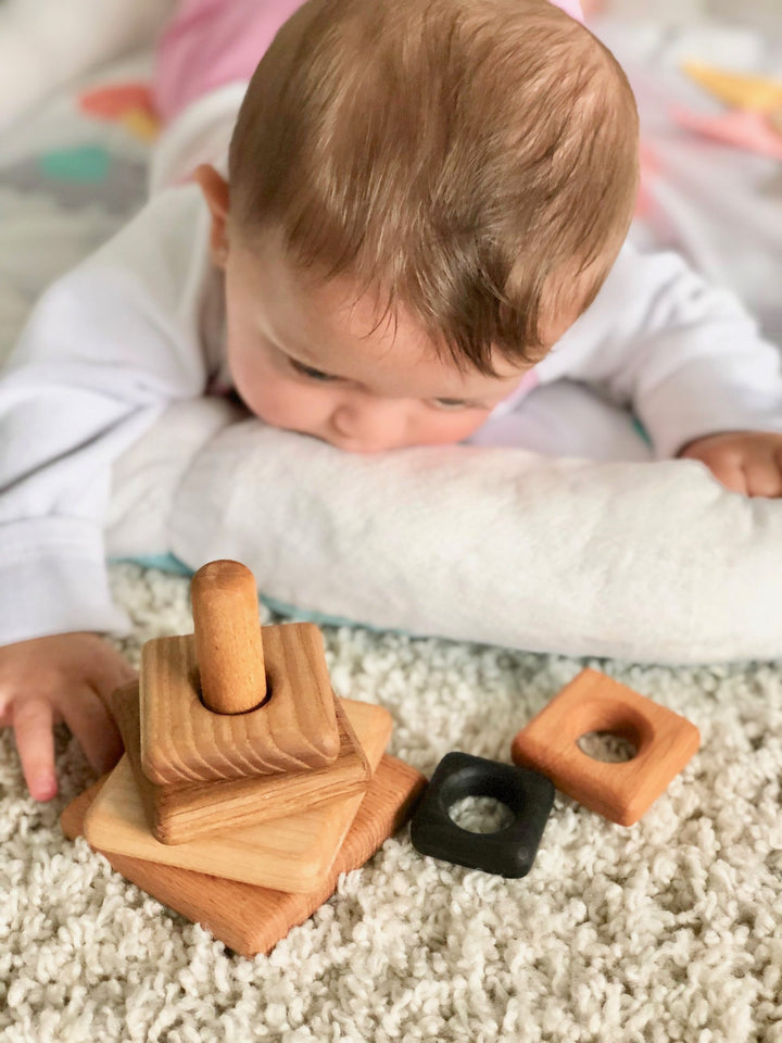 Wooden Stacking Toy - Square