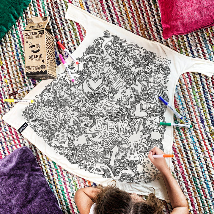 Selfie Clothing Personalised Positivity Powers Colour In Cape