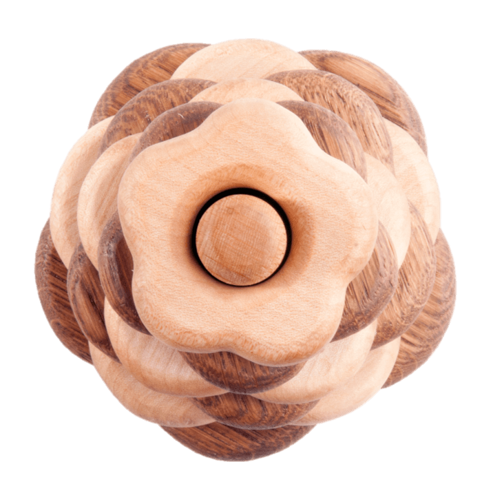 Wooden Stacking Toy - Flower Shaped