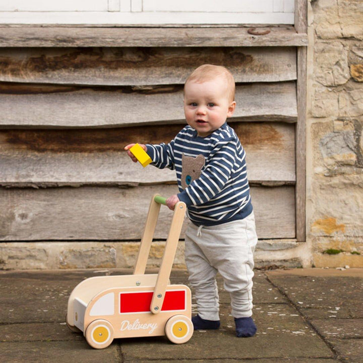 Classic World Delivery Truck Baby Walker With 39 Blocks