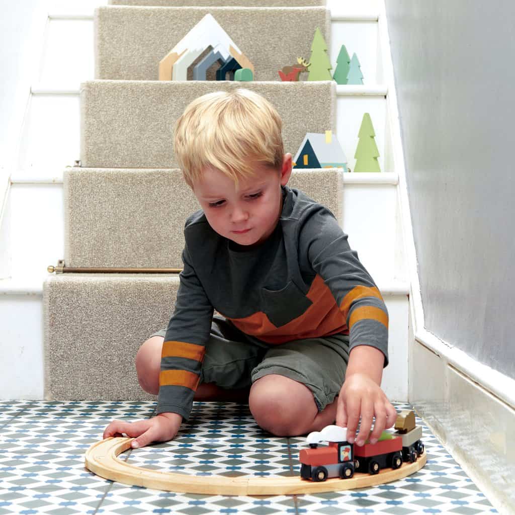 Tender Leaf - Treetops Train Set by Tenderleaf Toys - Learning Bugs UK