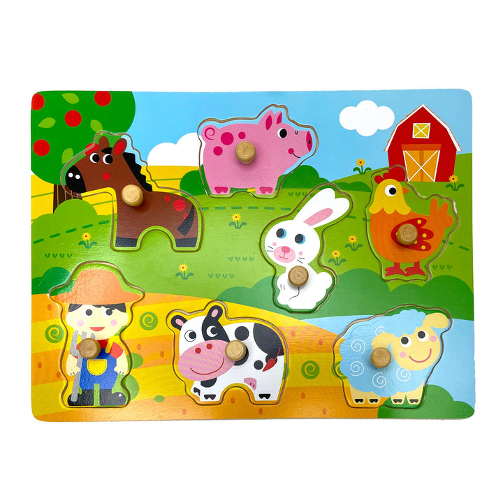 Wooden Sorting Game - Farm Animals
