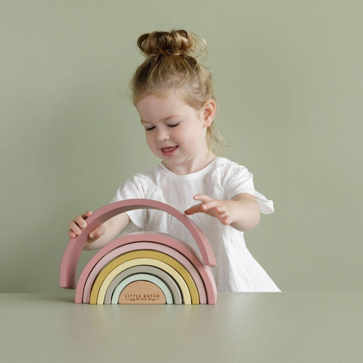 Little Dutch Stacking Rainbow - Pink