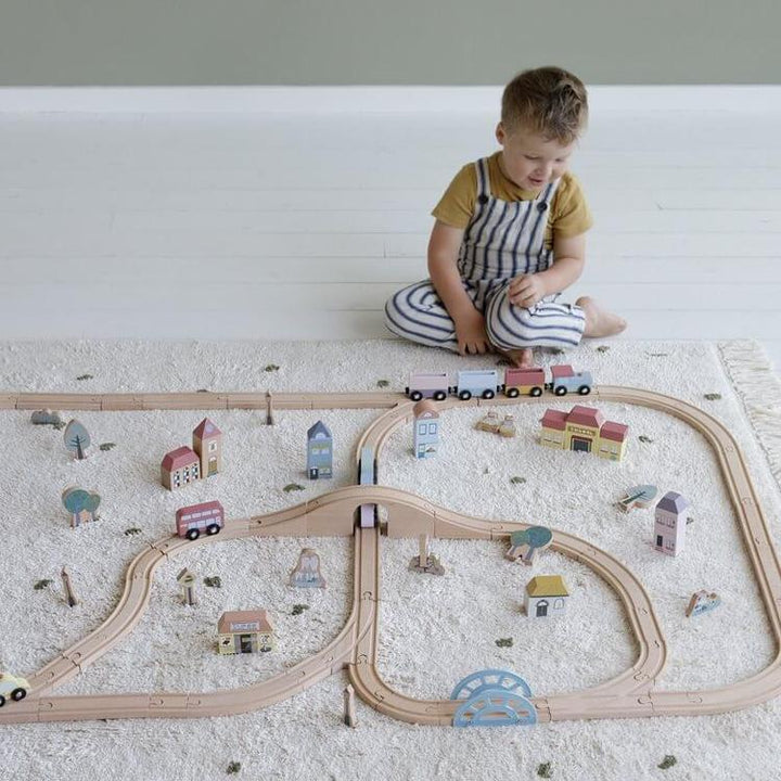 Little Dutch Railway Train XL Starter Set