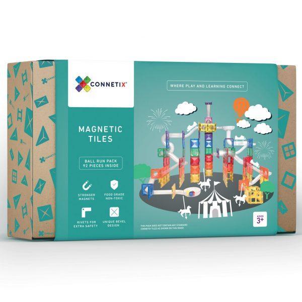 Connetix Tiles 92 piece Ball Run Pack