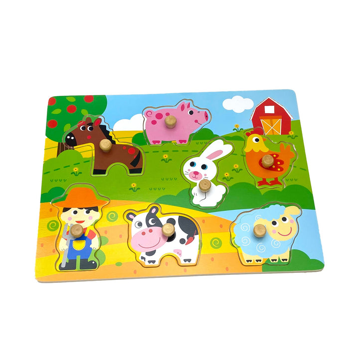 Wooden Sorting Game - Farm Animals