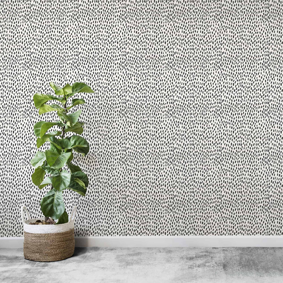 Abstract Mini Polka Dot Wallpaper