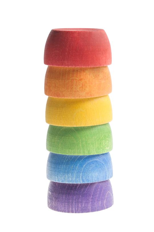 Grapat Colourful Wooden Bowls x12
