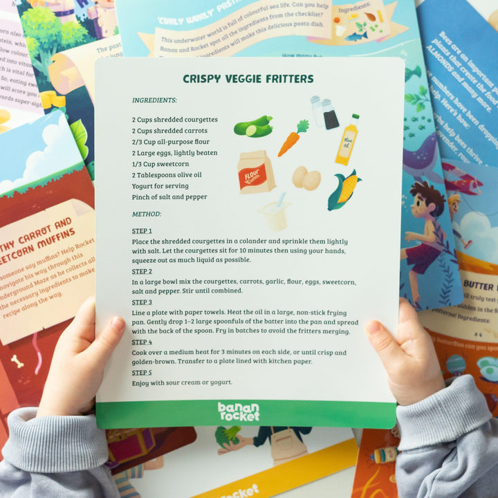 BananRocket Cooking Activity Cards