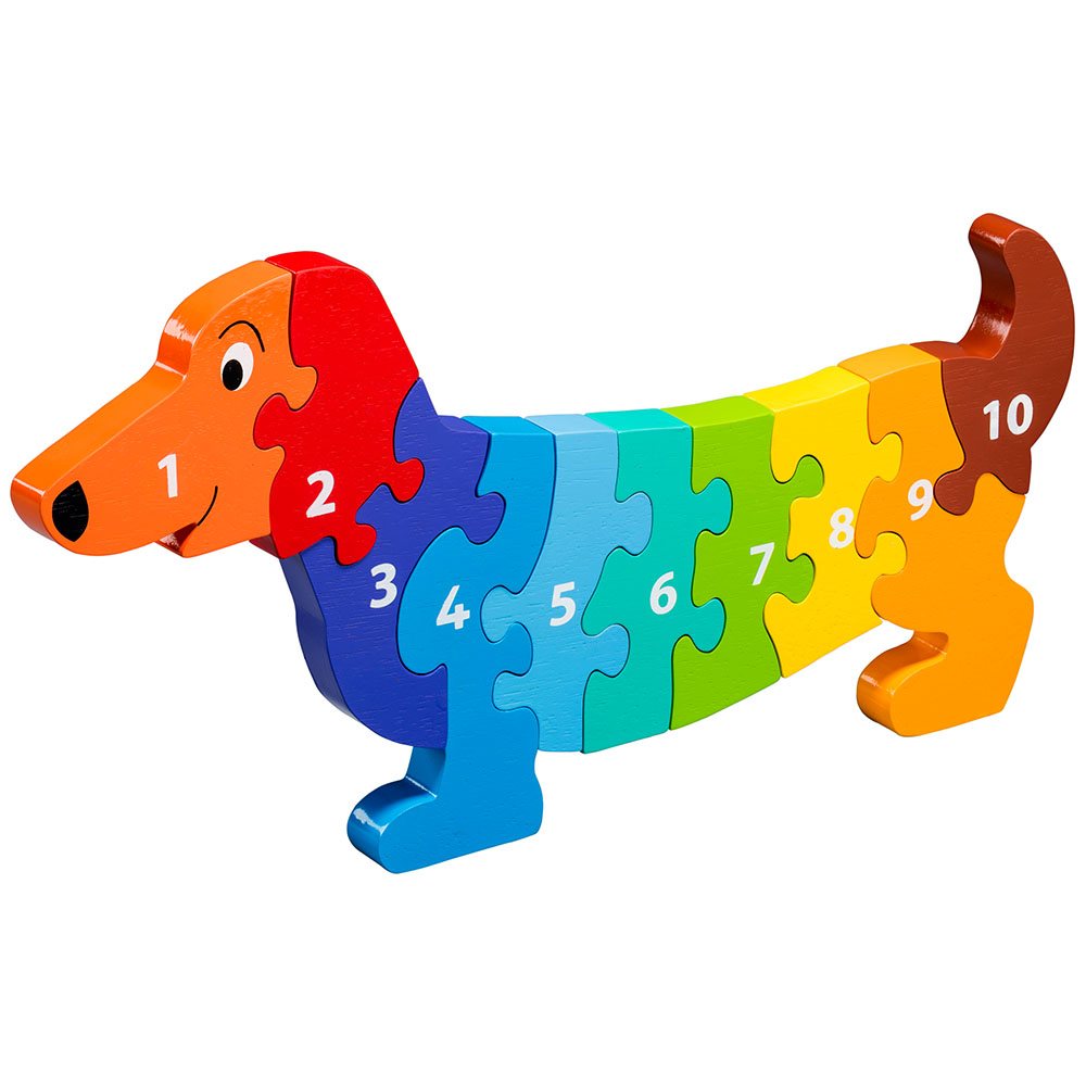 Lanka Kade Jumbo Dog 1-10 Jigsaw by Lanka Kade - Learning Bugs UK
