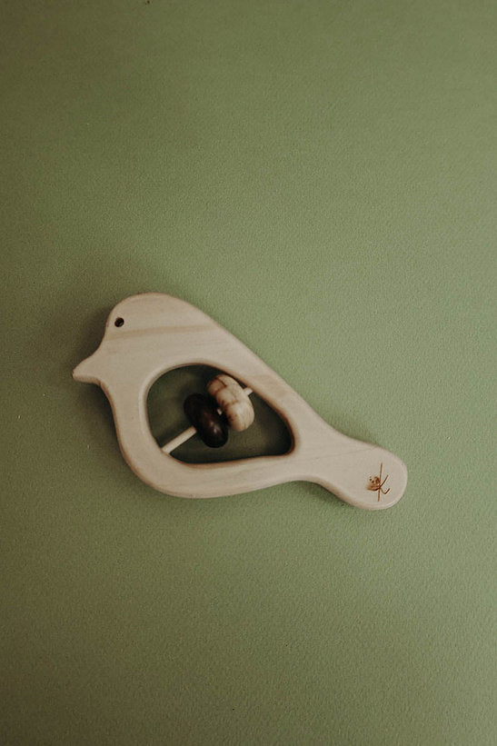 Wooden Baby Rattles - Animals