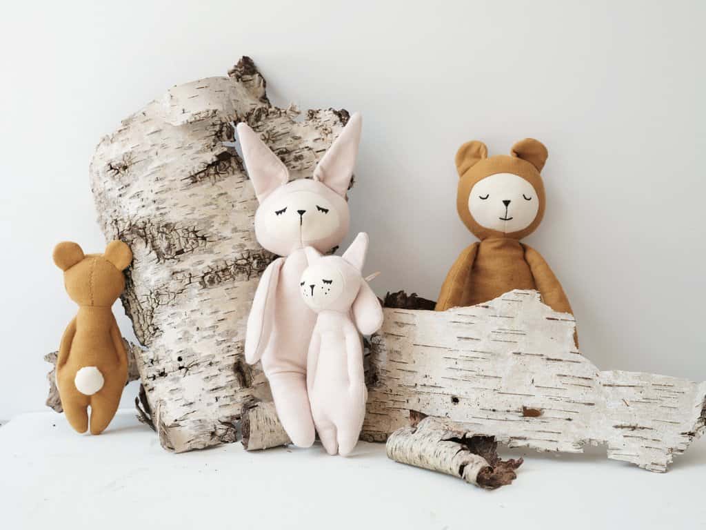 Fabelab Soft Rattle - Bunny