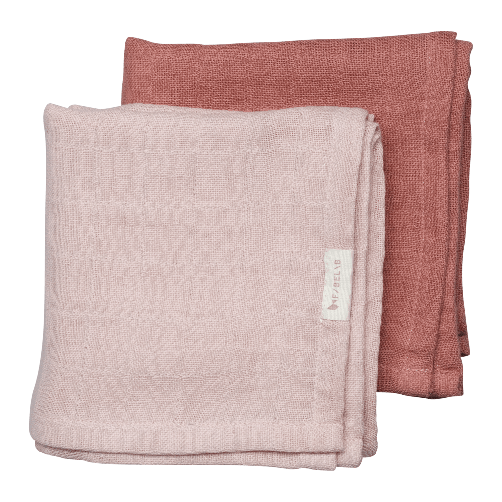 Fabelab Muslin Cloth 2 Pack - Berry