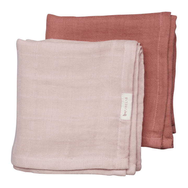 Fabelab Muslin Cloth 2 Pack - Berry