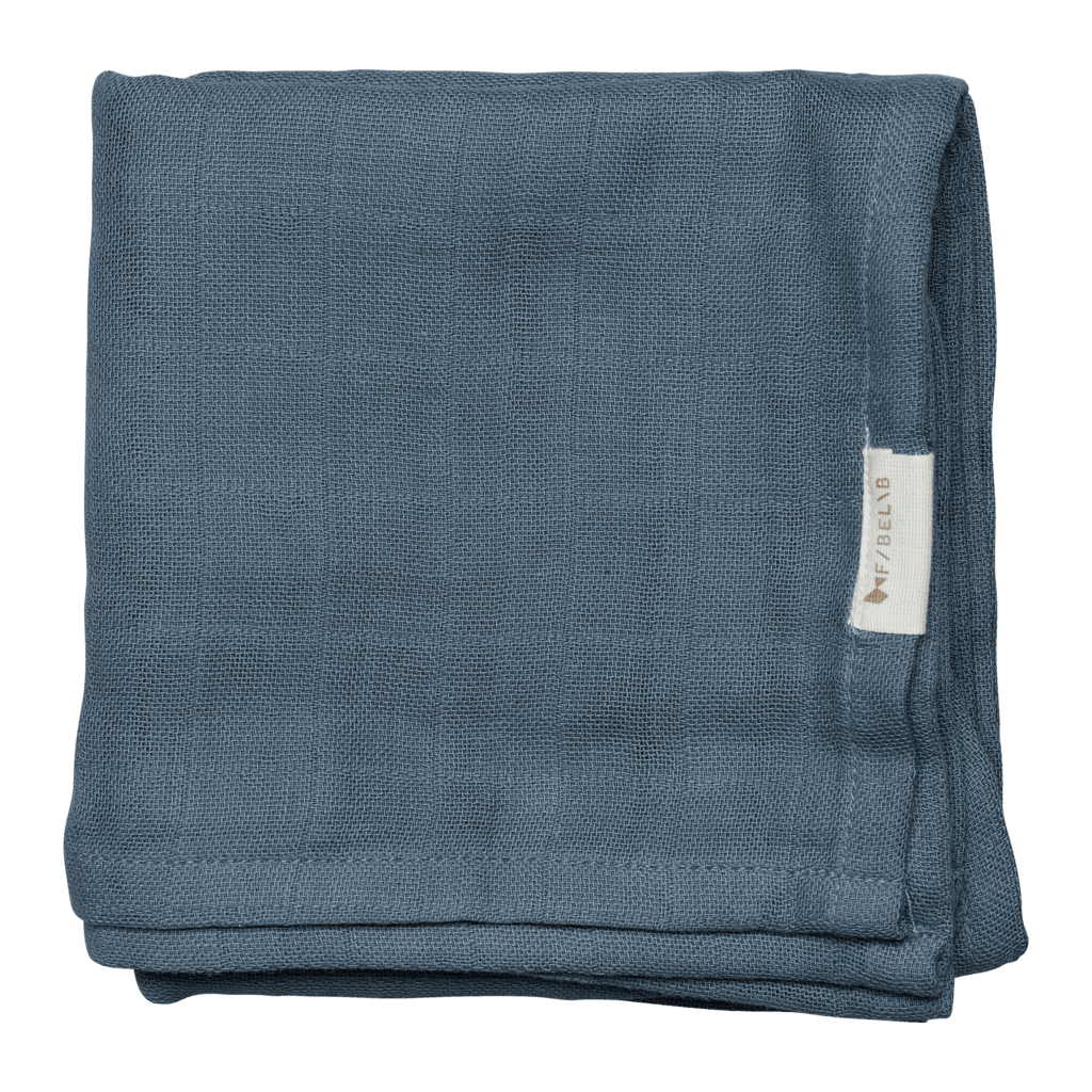 Fabelab Muslin Cloth 2 Pack - Sea by Fabelab - Learning Bugs UK