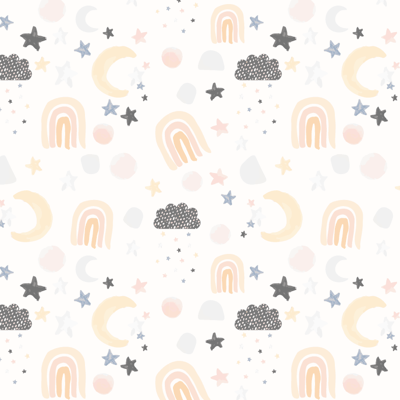 Moon And Stars Wallpaper