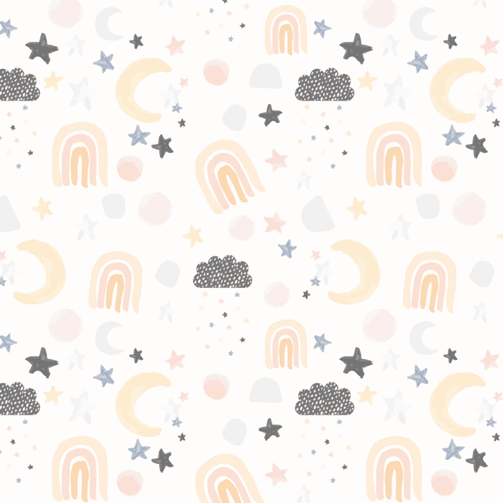 Moon And Stars Wallpaper