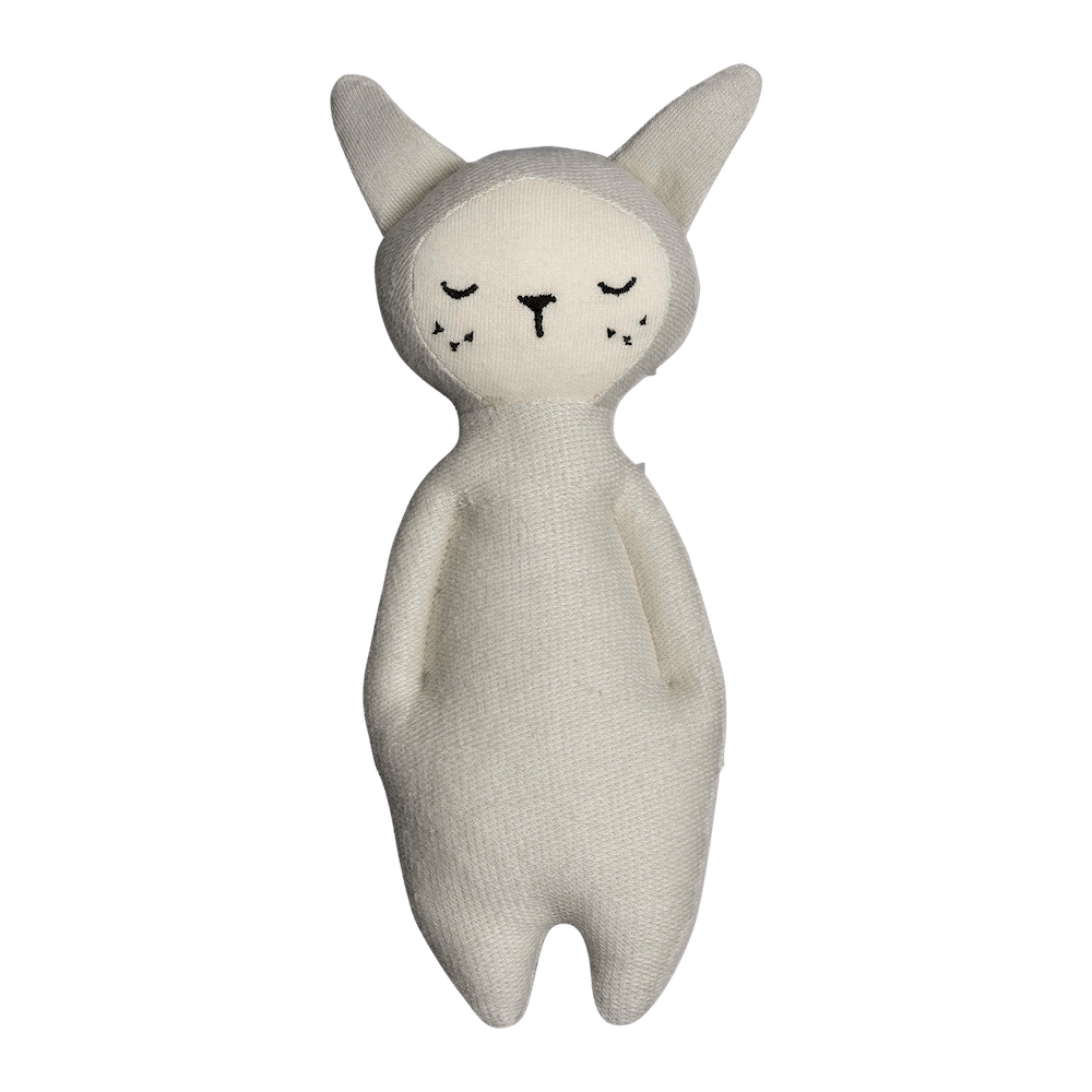 Fabelab Soft Rattle - Bunny Grey
