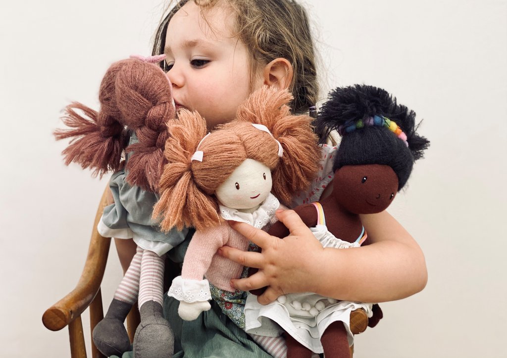Thread Bear Esme Rainbow Rag Doll