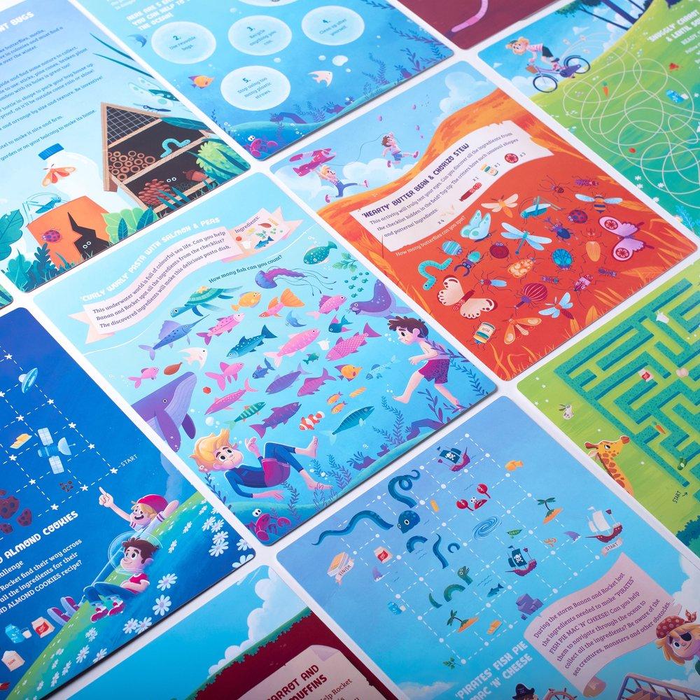 BananRocket Cooking Activity Cards